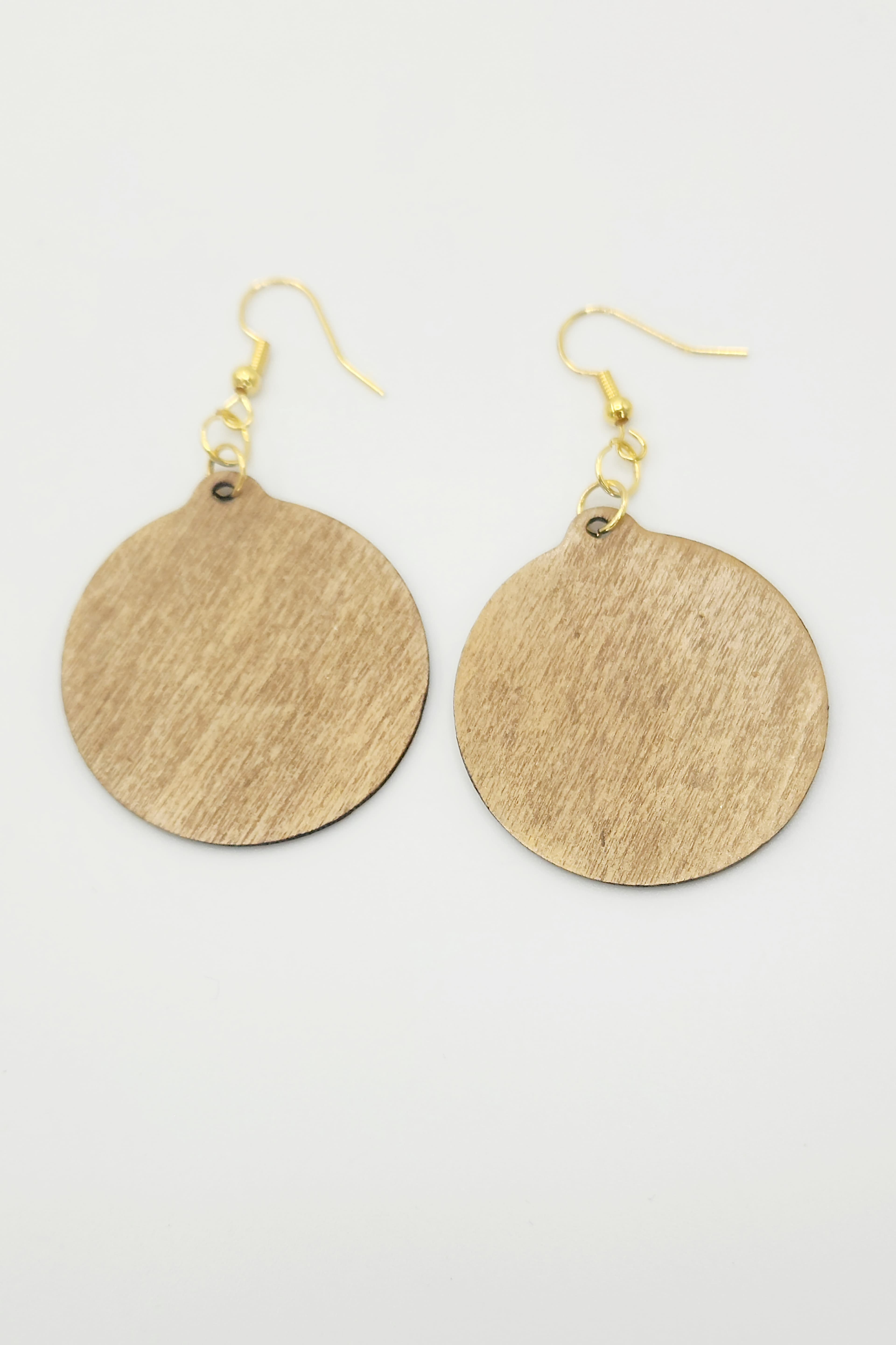 White Elephant in Gold Dangles - Image 3