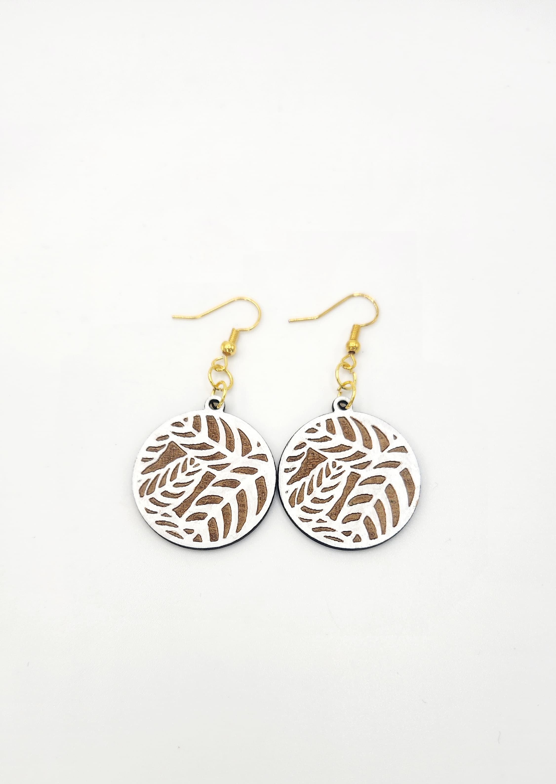 Cara Leaves in Bright White